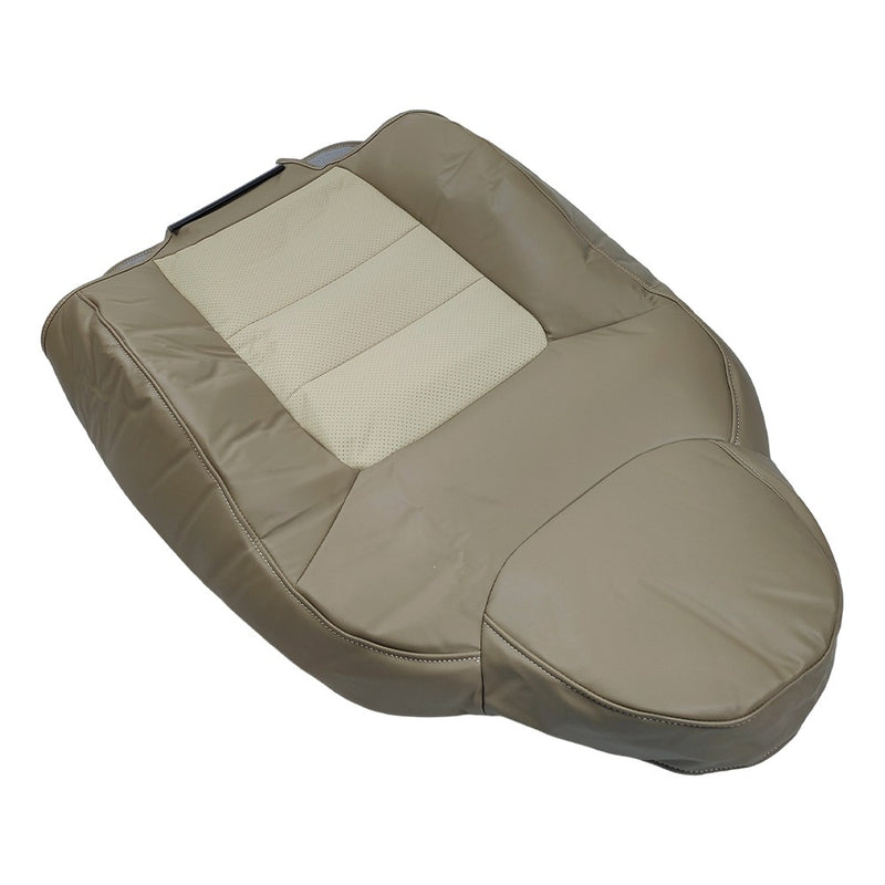 DURAFORCE LH / RH Front Leather Seat Cover Tan For 2003-2006 Ford Expedition Eddie Bauer