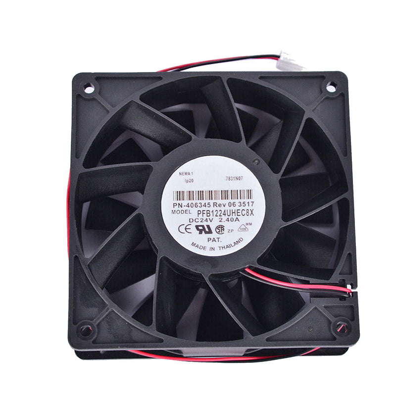 DURAFORCE 2 Pin Inverter Fan For Delta PFB1224UHEC8X 24V 2.4A 12038 12CM Large Air Volume