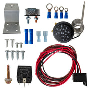 DURAFORCE Adjustable 12V Electric Radiator Fan Thermostat 3-Pin Control Relay Wire Kit New