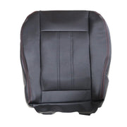 DURAFORCE Driver Bottom Leather Seat Cover Red Seam For 2008-2020 Dodge Grand Caravan