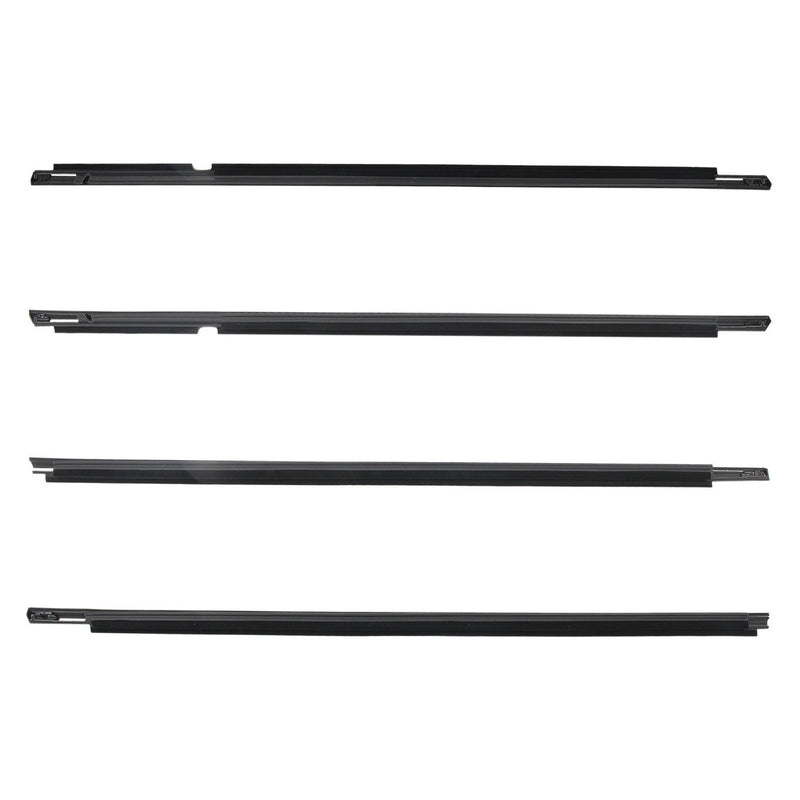 DURAFORCE New WCO09 4PCS Door Belt Weather Strip Molding Seal For 2003-2008 Toyota Corolla