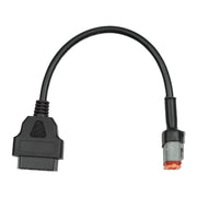 DURAFORCE Solution Universal 4Pin to 16Pin Motorcycle Diagnostic Scanner Adapter Cable