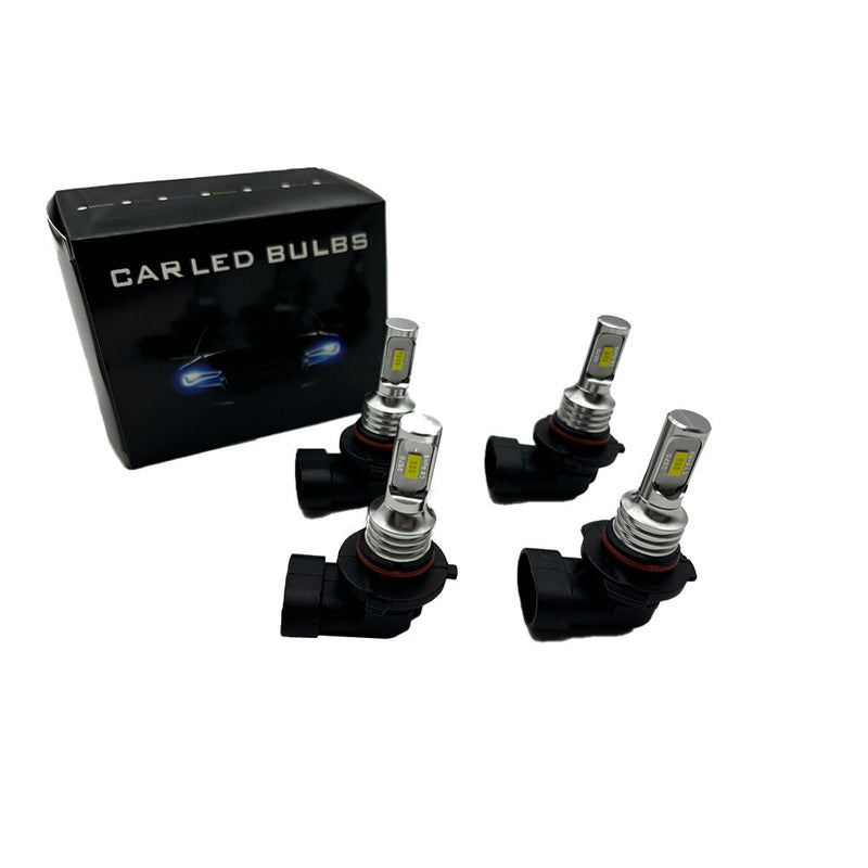 DURAFORCE 9006 9005 LED Headlights Kit Combo Bulbs 10000K High Low Beam Super White Bright