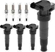 DURAFORCE UF611 Ignition Coil & Double Iridium Spark Plug 27300-3F100 C1667 For HYUNDAI