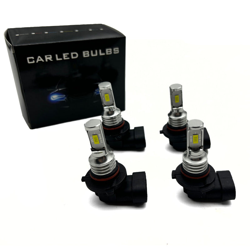 DURAFORCE 9006 9005 LED Headlights Kit Combo Bulbs 10000K High Low Beam Super White Bright