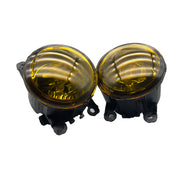 DURAFORCE Golden Yellow Fog Lights Lamp w/ H11 Bulbs For Subaru WRX STI Impreza Outback