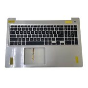 DURAFORCE New For Dell Inspiron 15 5570 5575 Palmrest Backlit US Keyboard 0MR2KH Silver US