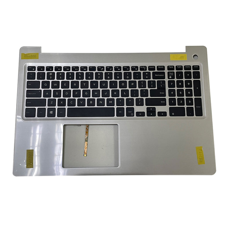 DURAFORCE New For Dell Inspiron 15 5570 5575 Palmrest Backlit US Keyboard 0MR2KH Silver US