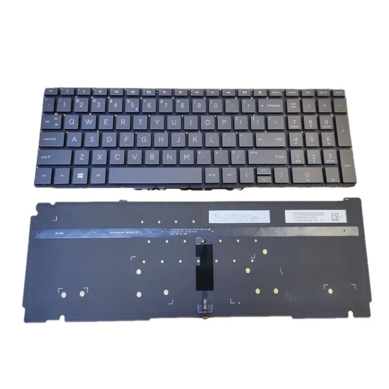 DURAFORCE Keyboard Brown Backlit For HP Spectre x360 15-EB 15-EB0043DX 15-EB1043DX 15T-EB
