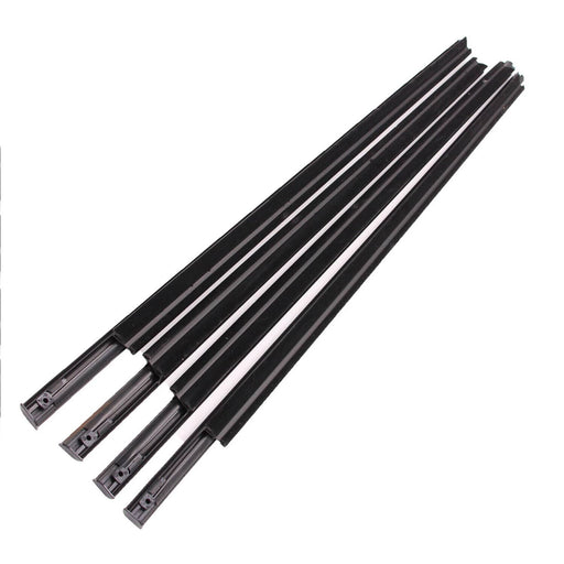 DURAFORCE Left Right Front Rear Door Outer Belt Weatherstrip 4Pcs for Dodge Ram 1500 5500