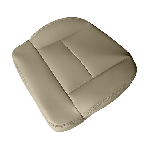 DURAFORCE For Ford F150 2004 2005-2008 Driver Bottom Replacement Leather Seat Cover Tan