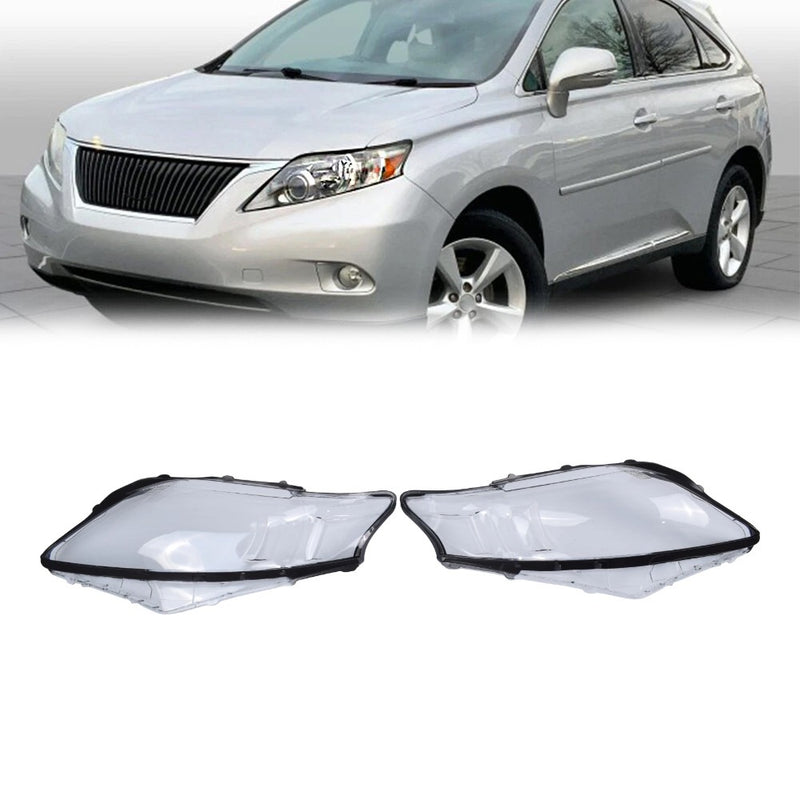 DURAFORCE For Lexus RX350 RX450 RX270 2009-2011 Headlight Lens Shell Cover Left & Right