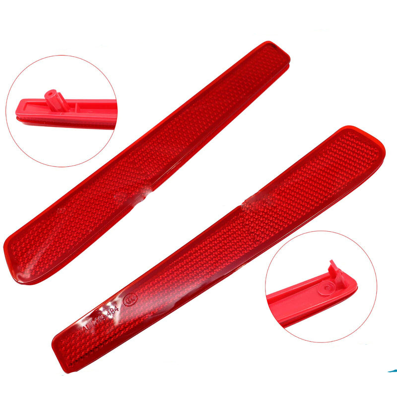 DURAFORCE Rear Driver and Passenger Side Bumper Reflector Set For Toyota Corolla 2020-2022