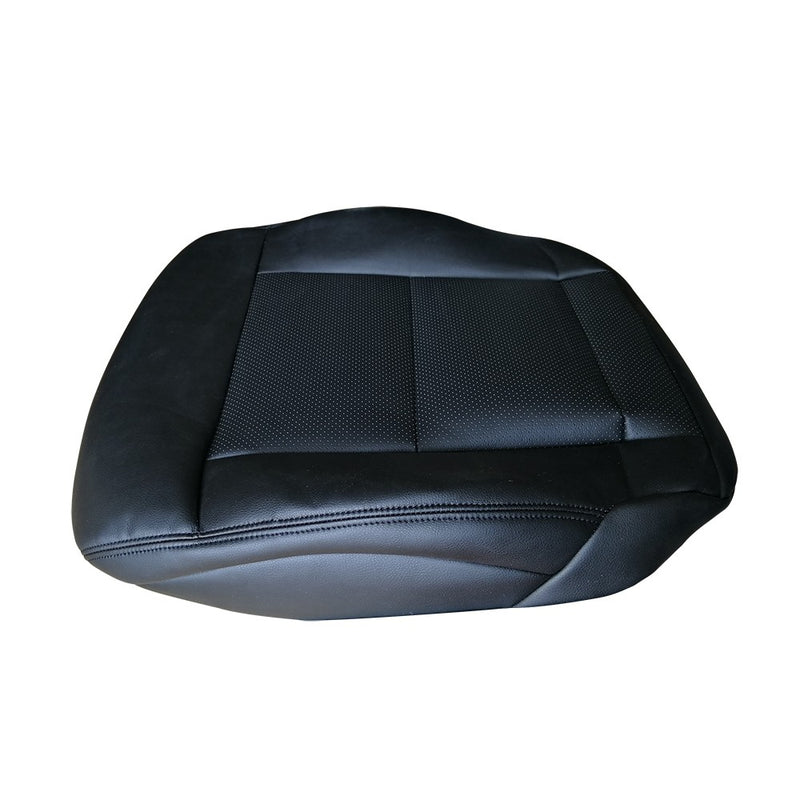 DURAFORCE For 2010-2014 Mercedes Benz E350 E550 Sedan Black Driver Side Bottom Seat Cover