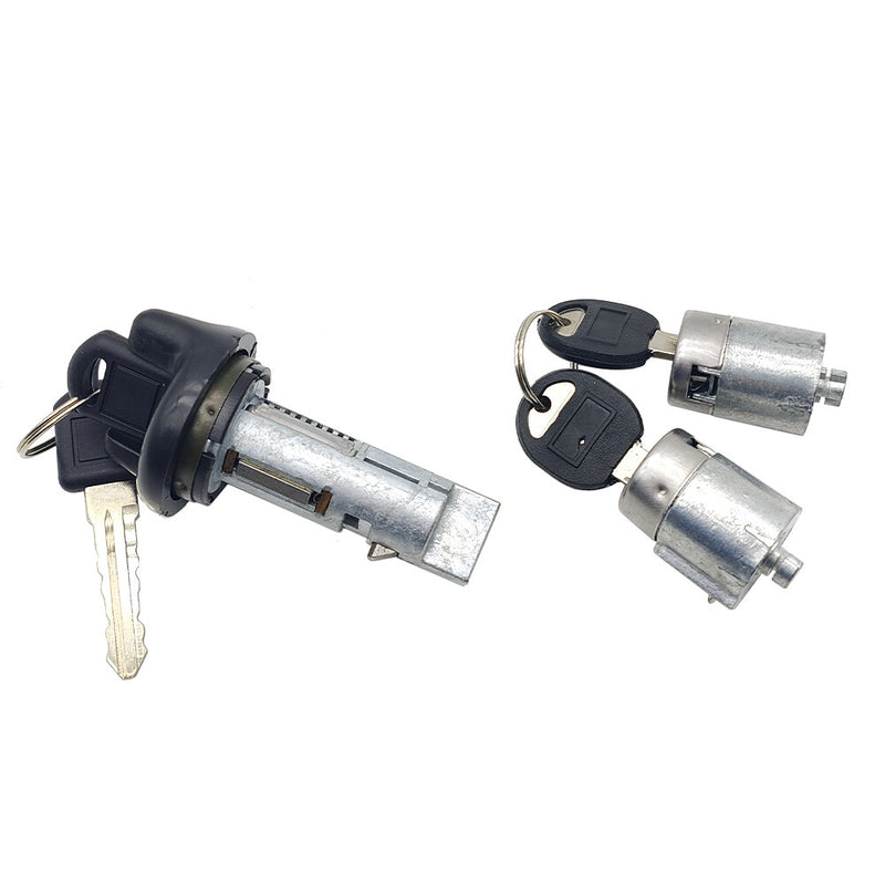 Ignition Switch Door Lock Cylinder Keyed Alike 2 Keys for GMC for Chevy