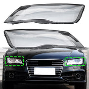 DURAFORCE For 2012-2015 Audi A7 S7 RS7 Left & Right Front Headlights Headlamps Lens Covers