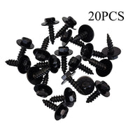 DURAFORCE 20Pcs Screw Bolt Retainer Fender Liner Under Cover Screw For Toyota 90159-60498