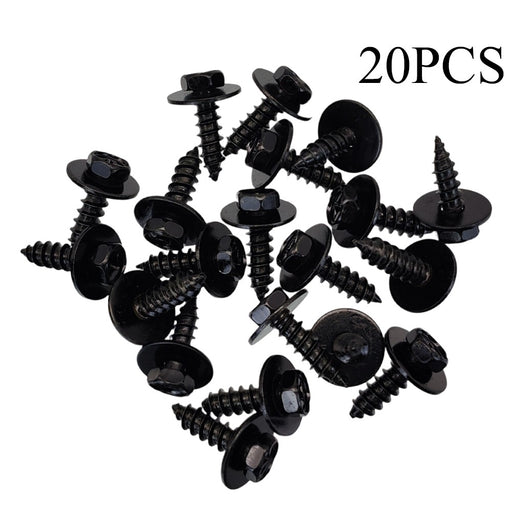 DURAFORCE 20Pcs Screw Bolt Retainer Fender Liner Under Cover Screw For Toyota 90159-60498