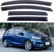 DURAFORCE For 2015-2020 Honda Fit Jazz GK5 3D Wavy Style Window Visors Rain Guards