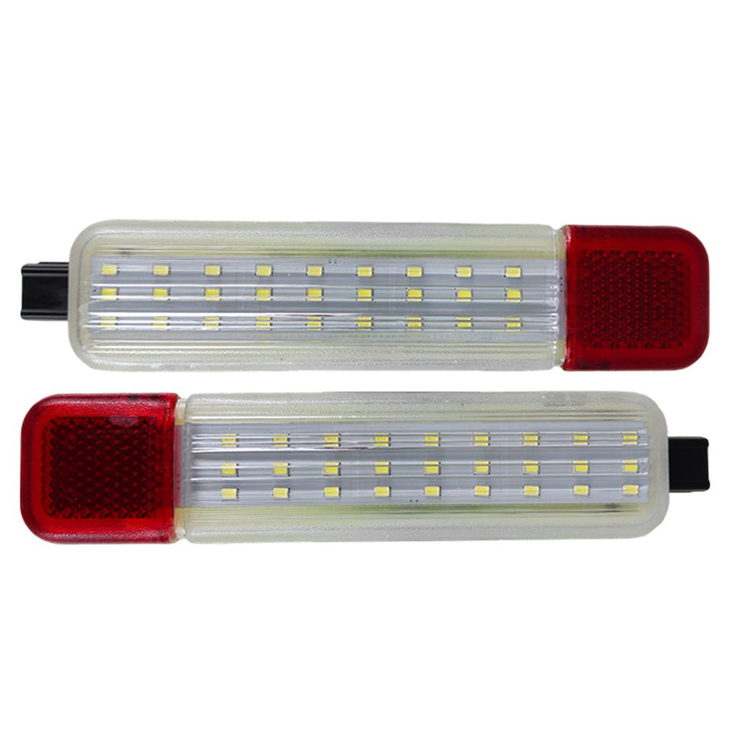 DURAFORCE Pair LED Door Courtesy Light For Hummer H2 2008 Luxury Sport Utility 4-Door