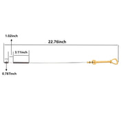 DURAFORCE 11140-2V70A Oil Dip Stick Level Gauge Fit for Infiniti Q50 2016-2019 Q60 2017-18