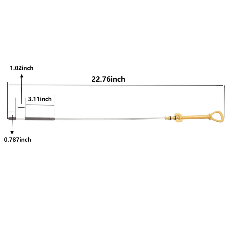 DURAFORCE 11140-2V70A Oil Dip Stick Level Gauge Fit for Infiniti Q50 2016-2019 Q60 2017-18