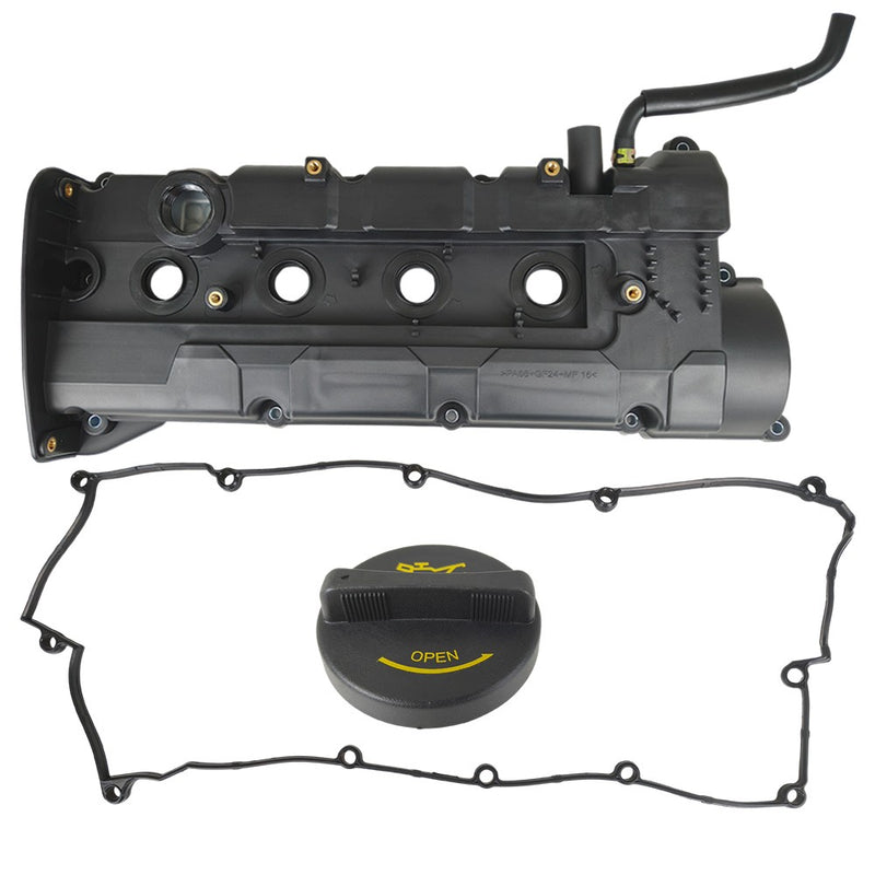 DURAFORCE New Engine Valve Cover Set w/ Gasket For Hyundai Elantra Kia Spectra 2.0L