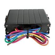 DURAFORCE 6-Gang 12V Rocker Switch Box 40 Amp Max with SPST On/Off &12 AWG Wires