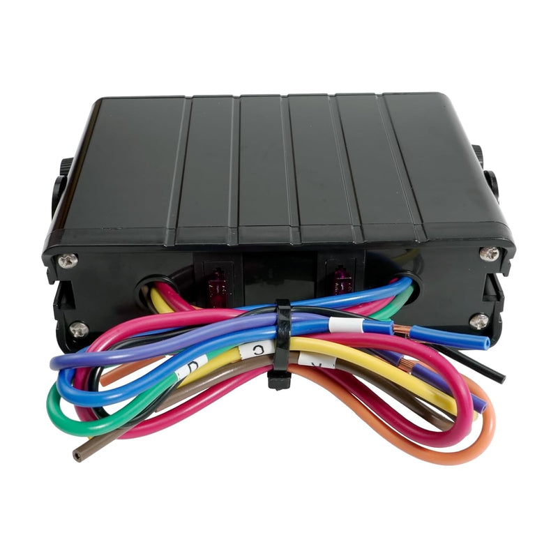 DURAFORCE 6-Gang 12V Rocker Switch Box 40 Amp Max with SPST On/Off &12 AWG Wires