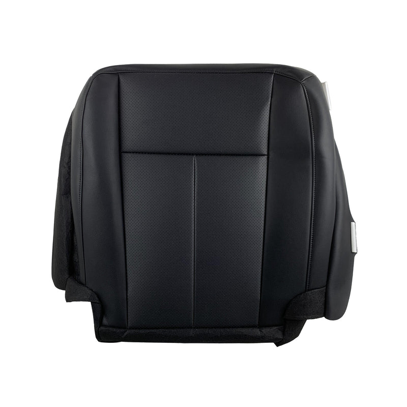 DURAFORCE Front Leather Perforated Seat Cover Black For 2007-2014 Ford Expedition Limited
