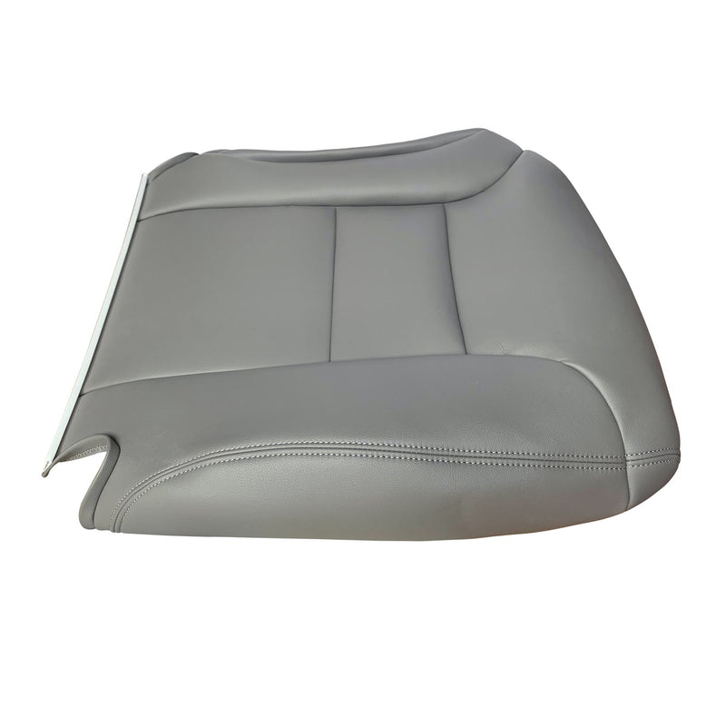DURAFORCE Driver Passenger Leather Seat Covers Gray For 1995 - 1999 Chevy Silverado Tahoe