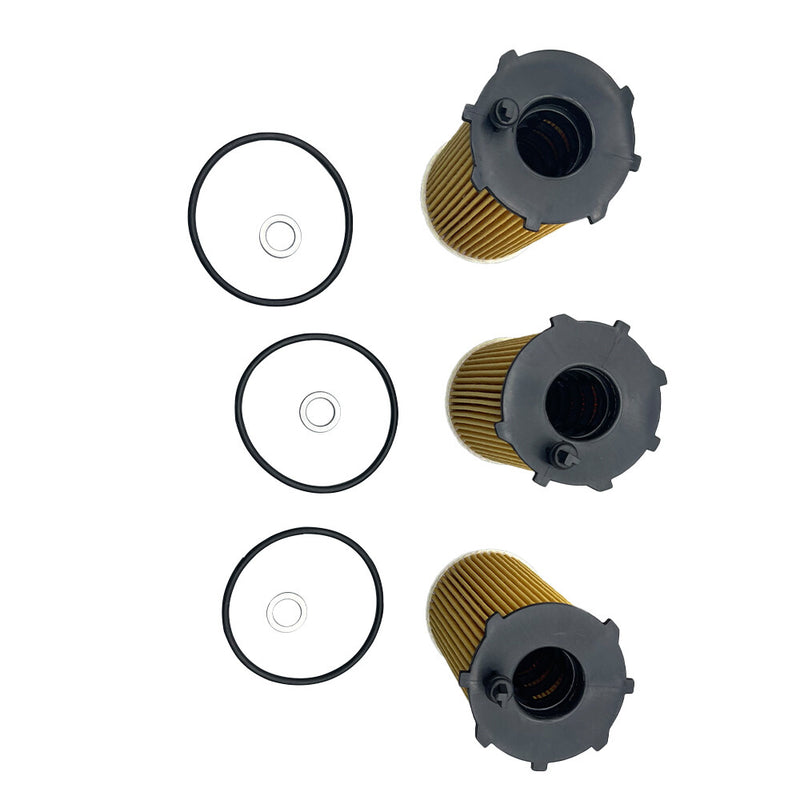 DURAFORCE For Hyundai Azera Kia Sedona 3.3L 3342CC V6 Engine 3Pcs Oil Filter 26320-3CAA0