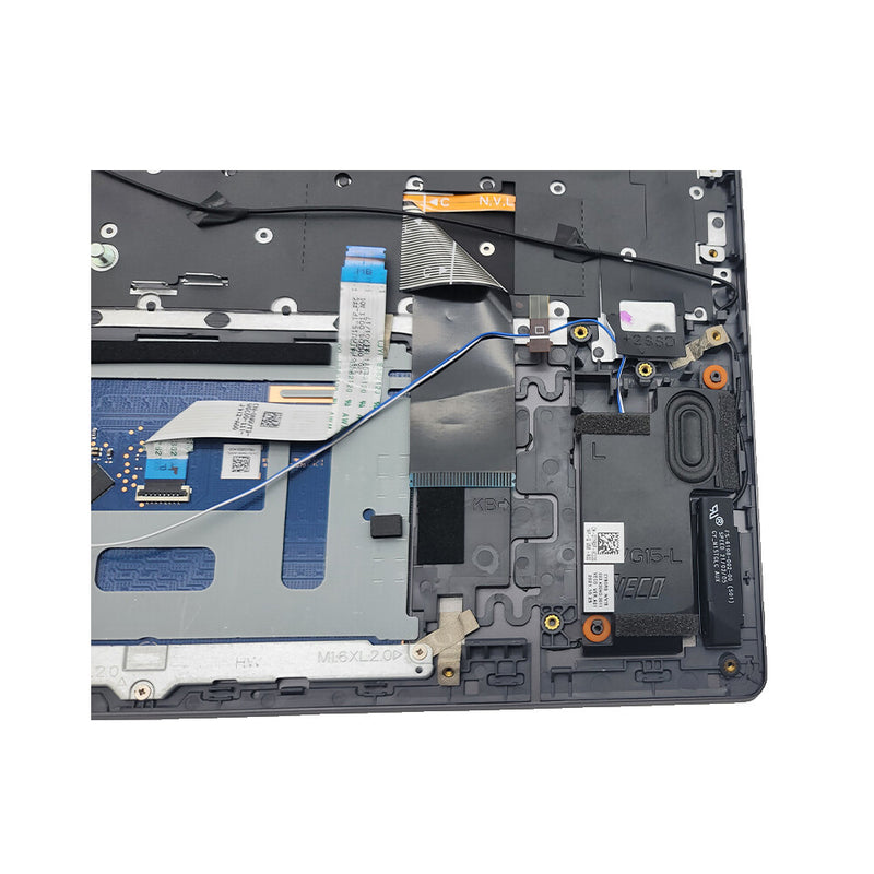 DURAFORCE New Gray Palmrest Backlit Keyboard Touchpad For Dell Vostro 15 5510 5515 0JVYYX