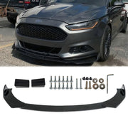 DURAFORCE Universal Front Bumper Lip Spoiler Splitter Glossy Black For JEEP Grand Cherokee