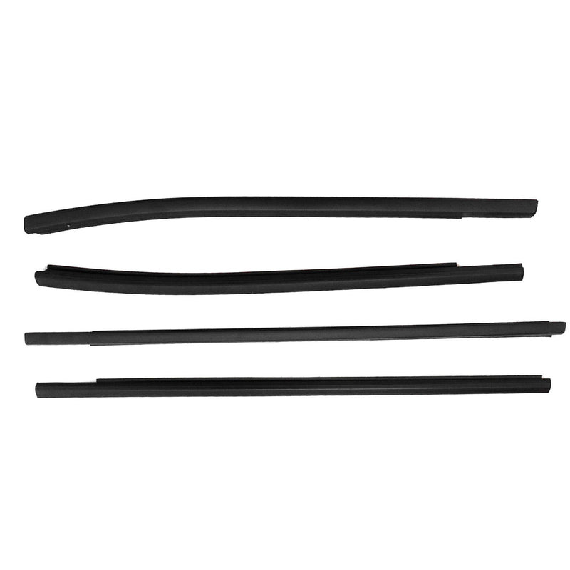 DURAFORCE Weatherstrip Rubber Seal Set of 4 For Ford Ranger 2021 XLT Crew Cab Pickup