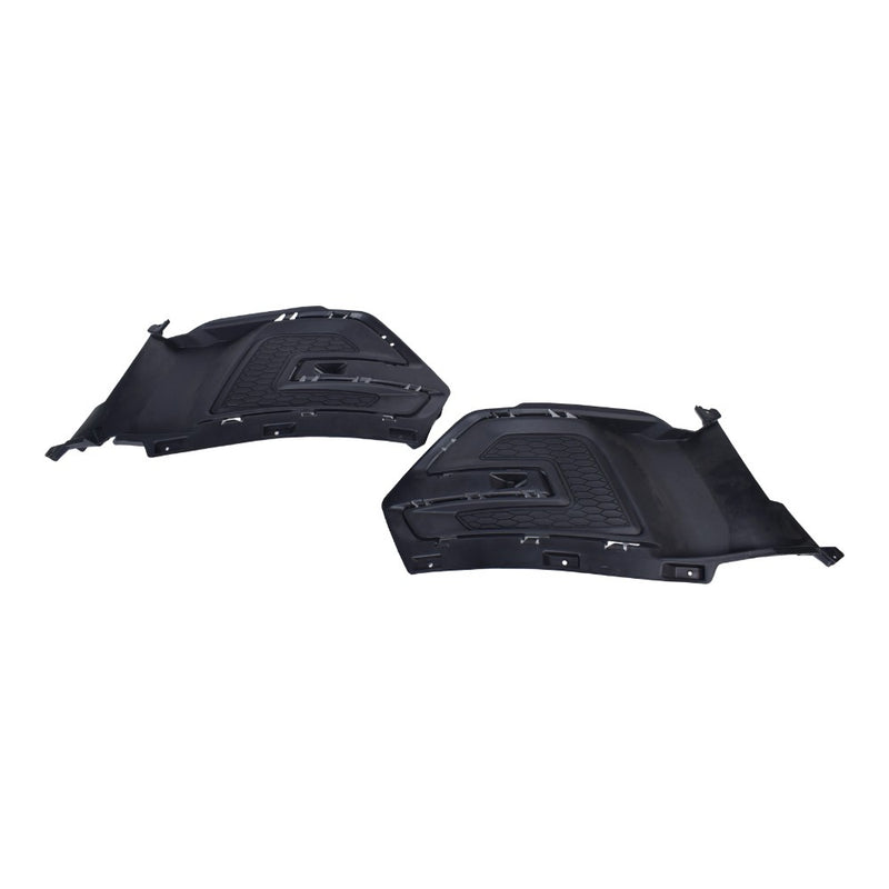 DURAFORCE 2Pcs Front Left Right Fog Light Cover Set for Ford Explorer 2017 Sport