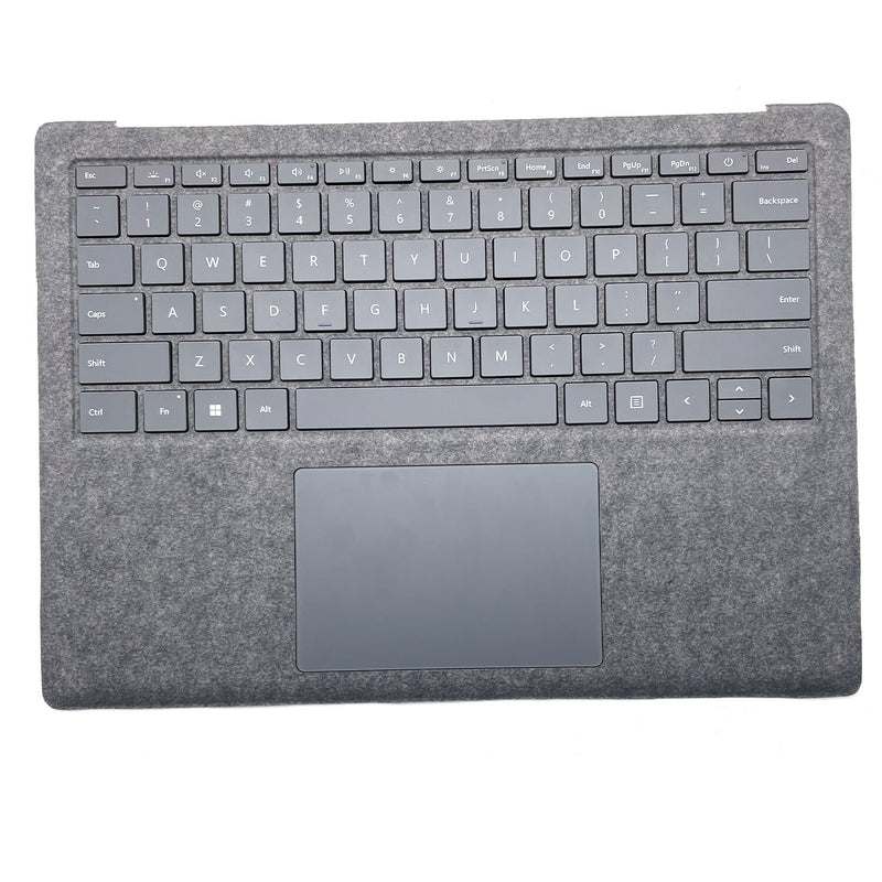 DURAFORCE For Microsoft Surface 3 4 13.5" 1867 1868 1950 US Palmrest Backlit Keyboard Gray
