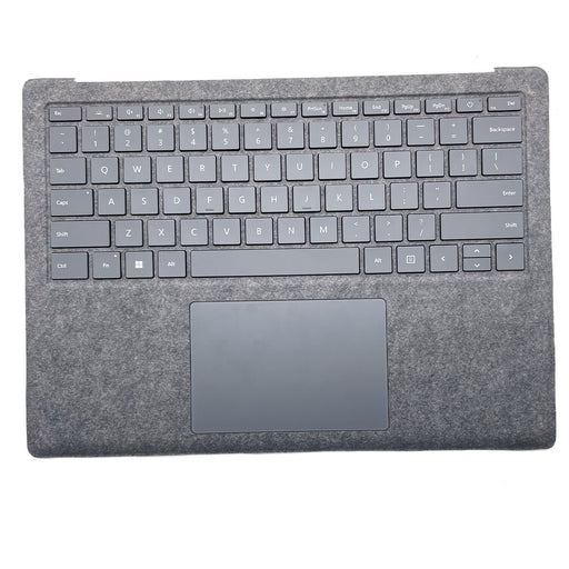 DURAFORCE For Microsoft Surface 3 4 13.5" 1867 1868 1950 US Palmrest Backlit Keyboard Gray
