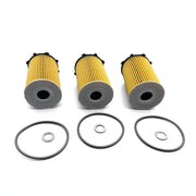 DURAFORCE For Hyundai Azera Kia Sedona 3.3L 3342CC V6 Engine 3Pcs Oil Filter 26320-3CAA0