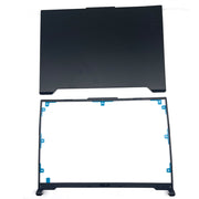 DURAFORCE For ASUS TUF Gaming A16 FA617 FX617 FX607 Top Back Cover & Front Bezel Black US