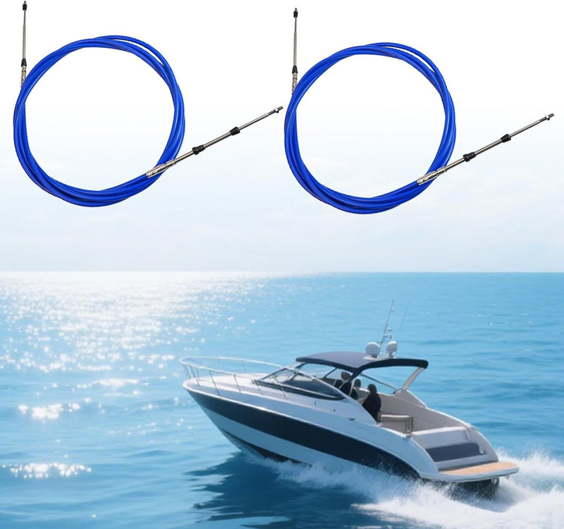 DURAFORCE 2 Marine Throttle Shift Remote Control Cable 33C 40FT for Yamaha Outboard Engine