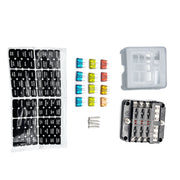 DURAFORCE 6Way Car Boot Power Distribution 12/24V Blade Fuse Holder Box Block Panel Board