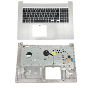 DURAFORCE New 06V9FW Silver Palmrest w/ Backlit Keyboard For Dell Inspiron 17 5770 5775 US