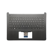 DURAFORCE Palmrest For HP 14-DQ1043CL 14-FQ 14-DQ Keyboard Non-Backlit Black M03796-001 US