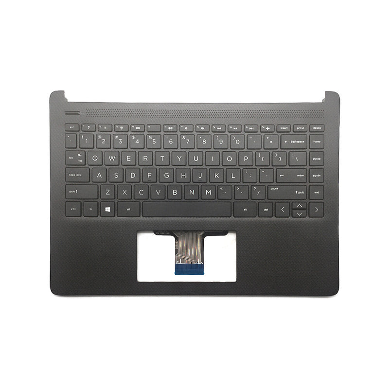 DURAFORCE Palmrest For HP 14-DQ1043CL 14-FQ 14-DQ Keyboard Non-Backlit Black M03796-001 US
