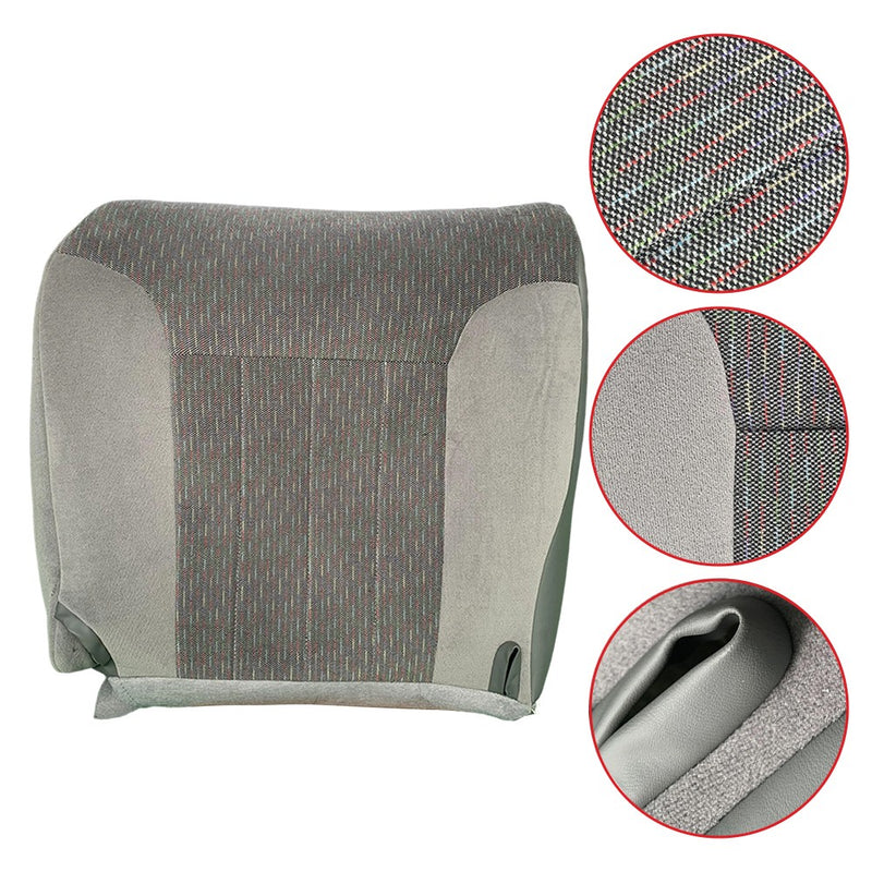 DURAFORCE Front Driver Bottom Top Cloth Seat Cover For 1994-1997 Dodge Ram 1500 2500 3500