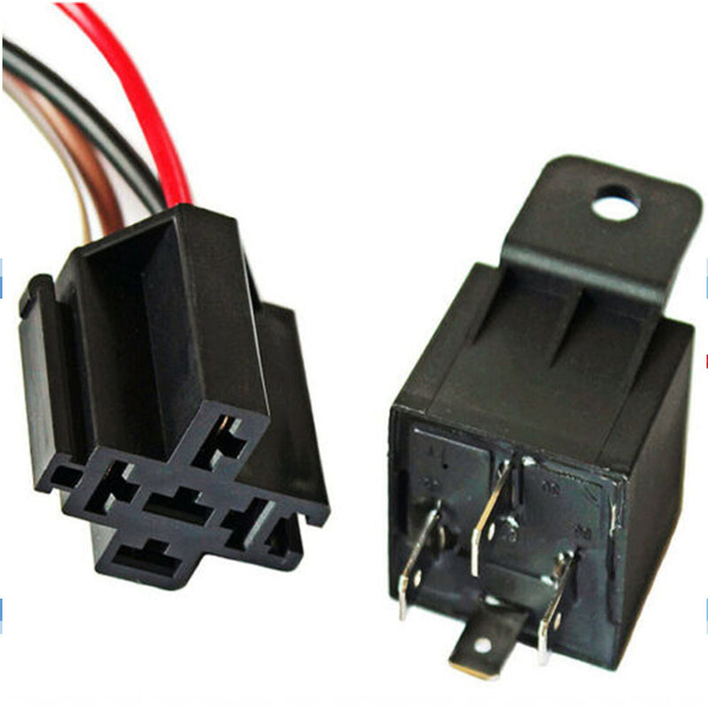 40AMP 175 185 Dual Electric Fan Thermostat Harness Relay Switch Sensor Kit
