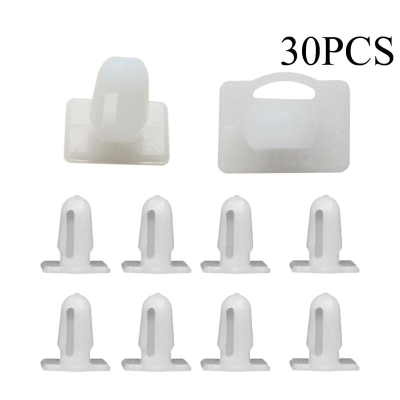 DURAFORCE 30x Door Sill Trim Clips For BMW E21 F31 F34 G30 F10 E61 F13 E23 E32 E38 E31 F02