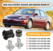DURAFORCE 2set New for Honda CR-V CRV 02-06 Rear Control Trailing Arm Axle Bushes Bushings
