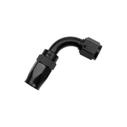 DURAFORCE 90 Degree Swivel 6AN Hose End Fitting Aluminum Black